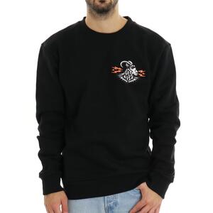 FELPA STAMPATA NERO
